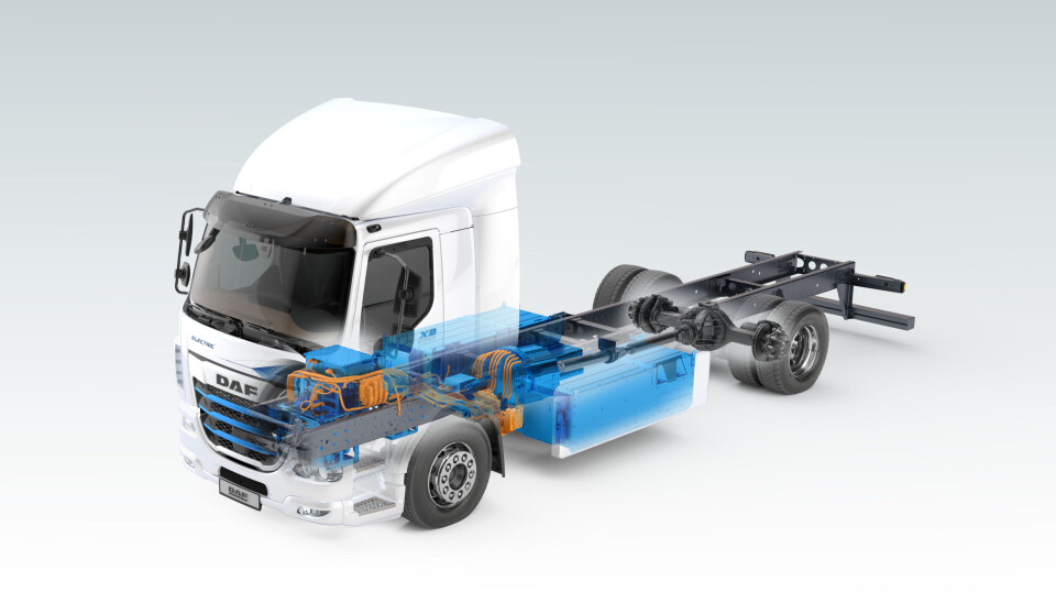 ELEKTRISK DRIVLINJE: DAF XB Electrics drivlinje. ELEKTRISK DRIVLINJE: DAF XB Electrics drivlinje.