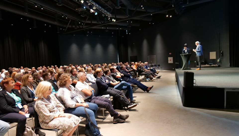 BRANSJEDAG: Fulle saler under bransjedagen. Her fra Namdal Ressurs' seminar.