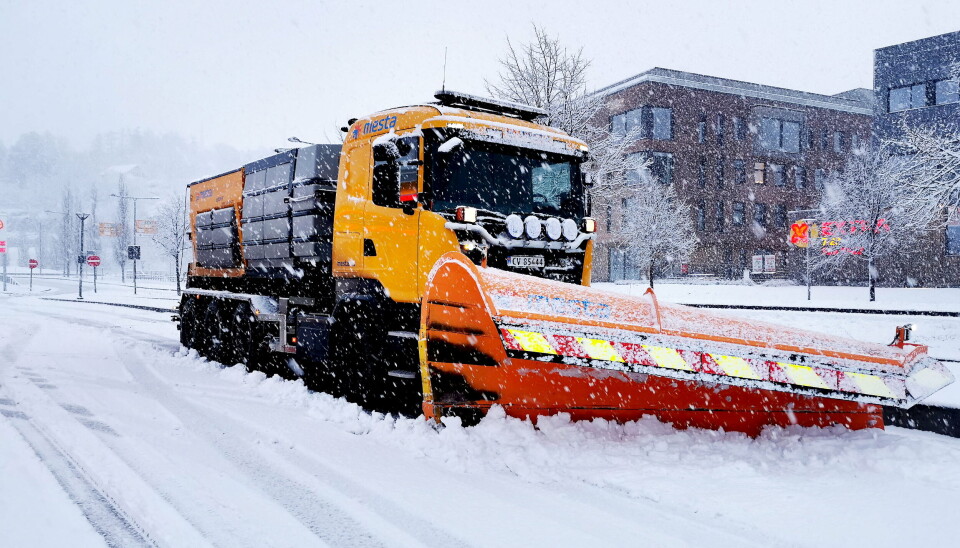 HYPERLOKALT: Den nye datafangstbaserte driften på vinteren baserer seg blant annet på hyperlokale veiværprognoser, som bidrar til å brøyte, salte og strø mer presist.