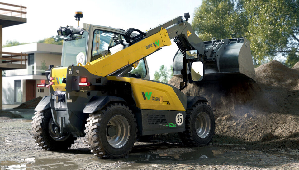 ELEKTRISK: Wacker Neuson TH412e teleskoplaster.