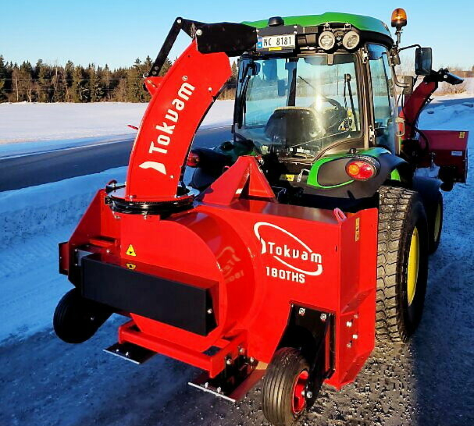 MOTOR: Fresen 180THS er beregnet for traktorer med motor på 50-80 hk.