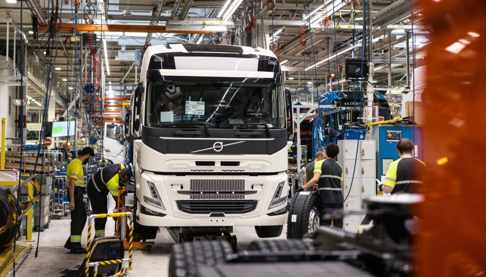 BELGIA: Volvo starter serieproduksjon av tunge batterielektriske lastebiler i Ghent.