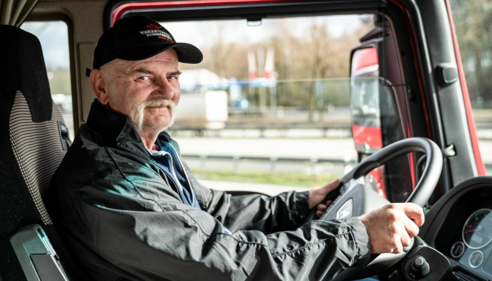 LASTEBILSJÅFØR: Jan Arne Laberget er leder for lastebilsjåførene i Yrkestrafikkforbundet.