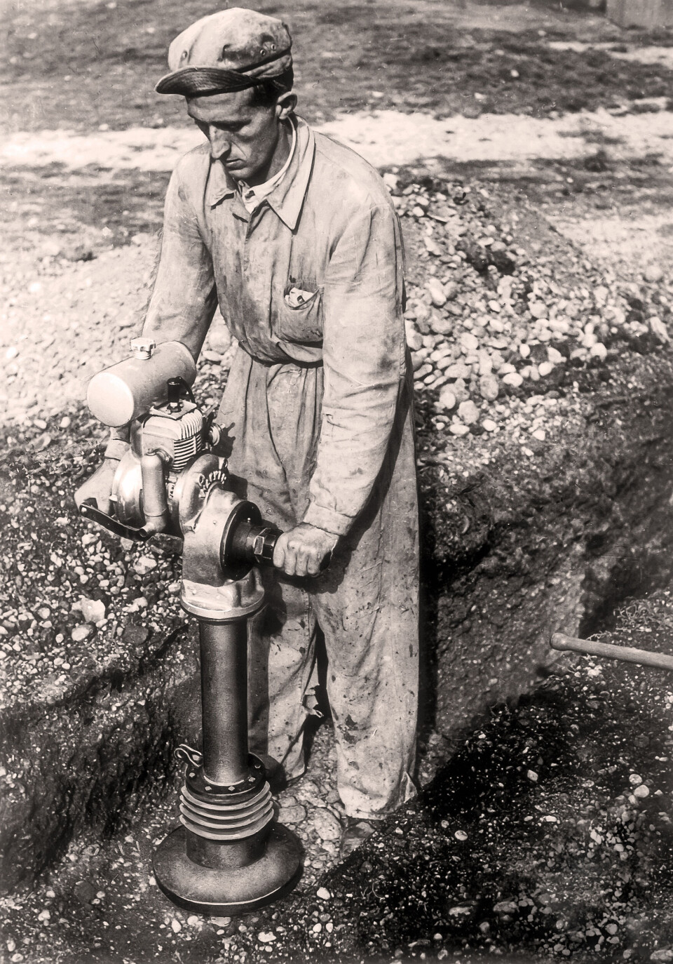 GAMLE DAGER: Bilde av stamping fra et tidligere år.