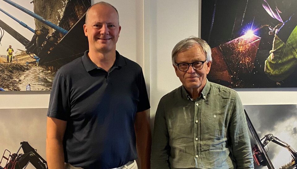 BLIR DATTERSELSKAP: Seabrokers Fundamentering, her ved daglig leder Ketil Solvik-Olsen, kjøper Jetgrunn. Lars Hoksrud er daglig leder i Jetgrunn, som nå videreføres som heleid datterselskap i Seabrokers-konsernet.