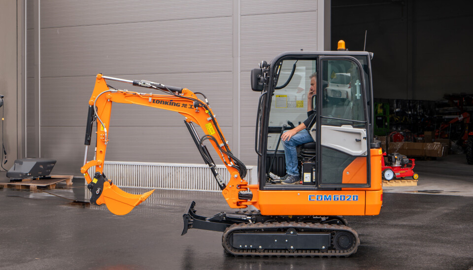 MINIGRAVER: Lonking CDM6020 er laget for å være et billig alternativ på markedet.
