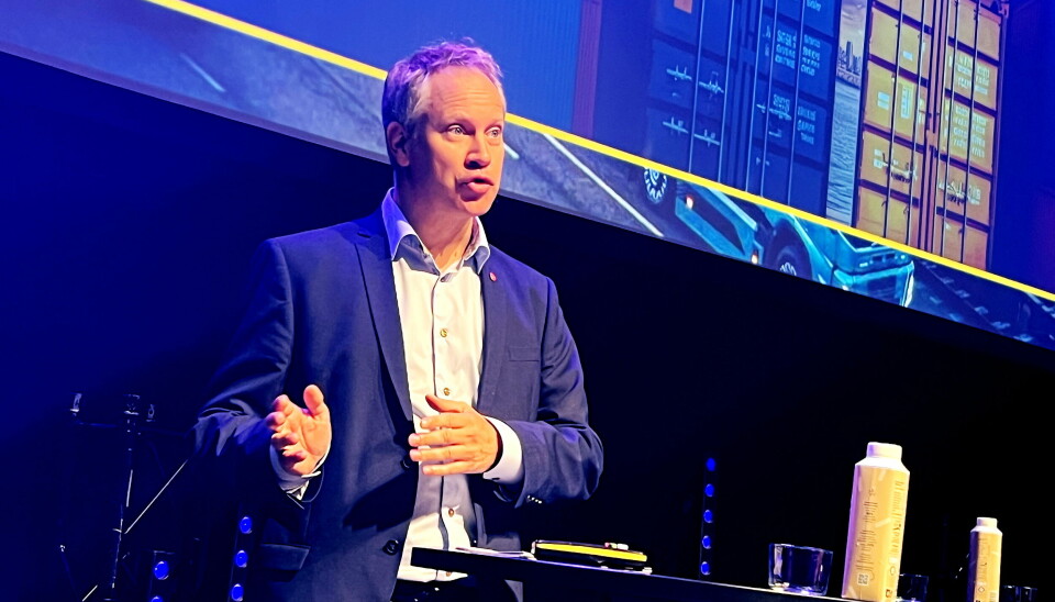 PÅ TRANSPORT & LOGISTIKK: Samferdselsminister Jon-Ivar Nygård legger vekt på at tiden for de store og spektakulære prosjektene er forbi.