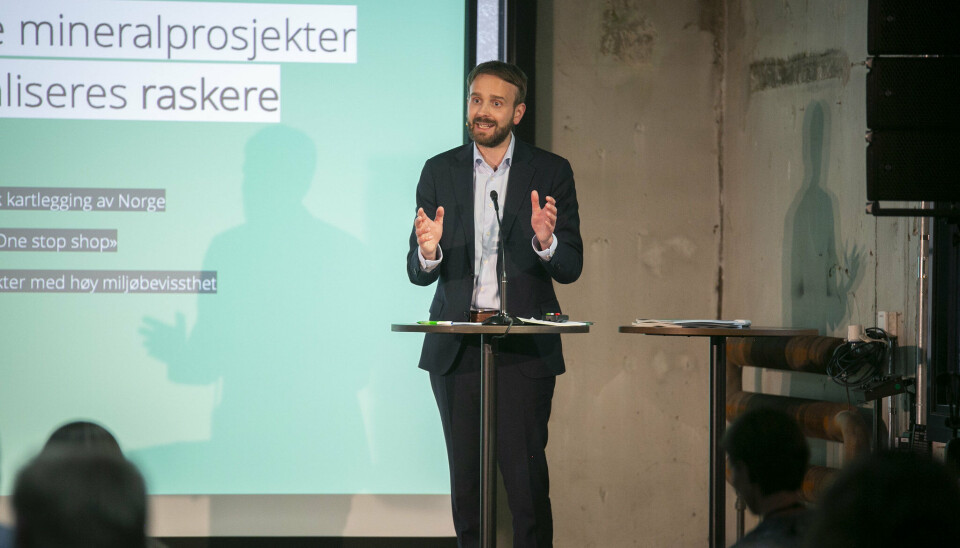 – Verdens etterspørsel etter mineraler og metaller som trengs til den grønne og digitale omstillingen vil fortsette å øke kraftig. Her kan Norge spille en større rolle enn i dag, sier næringsminister Jan Christian Vestre.
