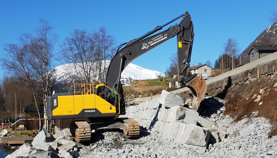 UENIGE: Ottar Dvergsdal AS var underentreprenør på E39-strekningen Bjørset-Skei, der en uenighet om fremdrift og betaling endte i først tingretten og deretter lagmannsretten.