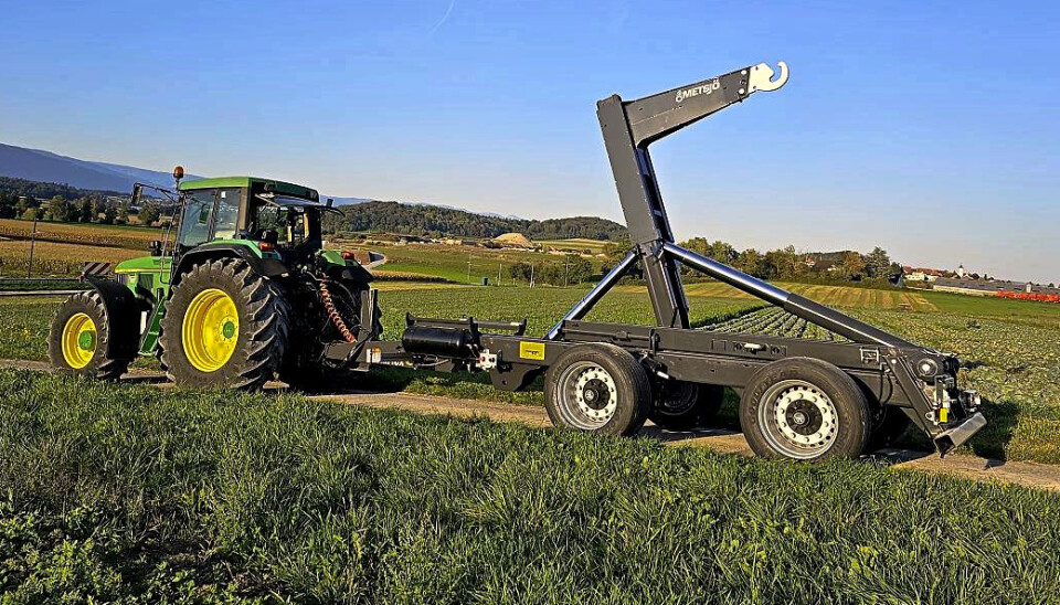 LAV: MetaFlex 50-65 Low har chassishøyde ved bytte av flak på 95 cm.