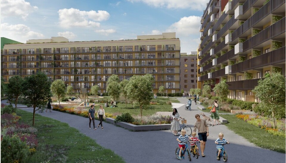 Veidekke bygger 264 boliger for Obos i Oslo