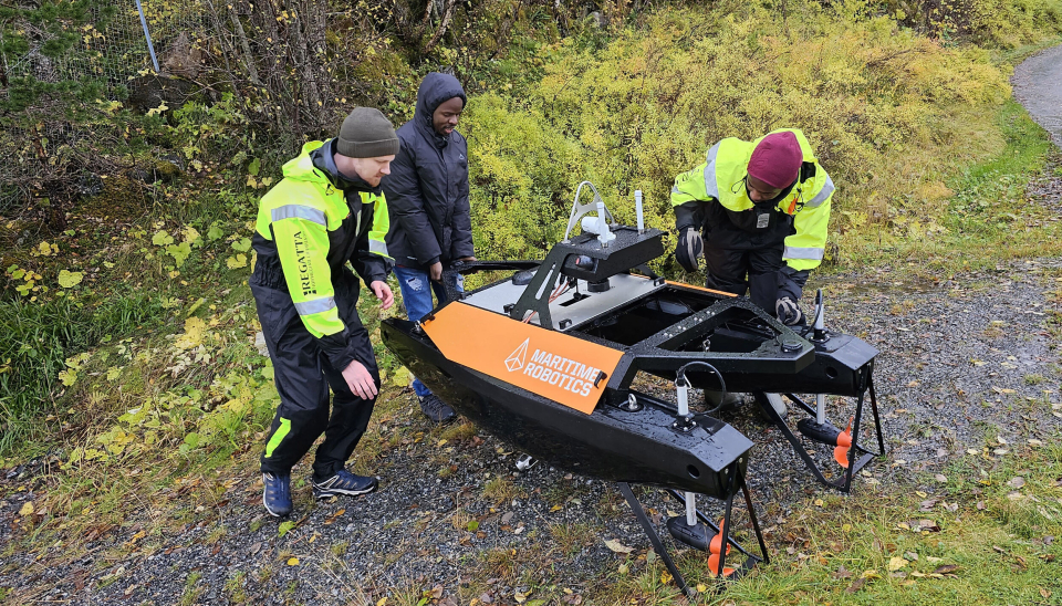 ROV: Med dette fjernstyrte fartøyet, skal man lære om forurensing av drikkevann.