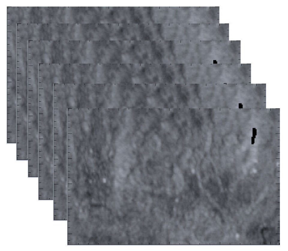 LAG PÅ LAG: Tidsserier fra Sentinel-1 kodes og legges på hverandre.