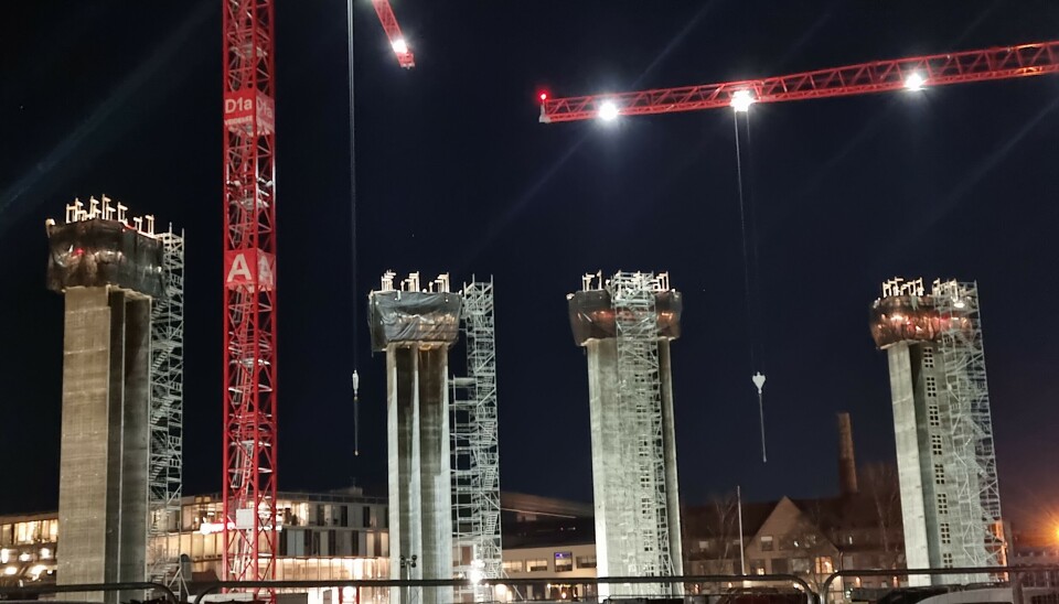 SENSORER: Betongteknologer kan beregne fasthetsutvikling i betong ganske nøyaktig, men ikke på flere steder samtidig. Derfor er 'modenhetssensorer' til stor hjelp.