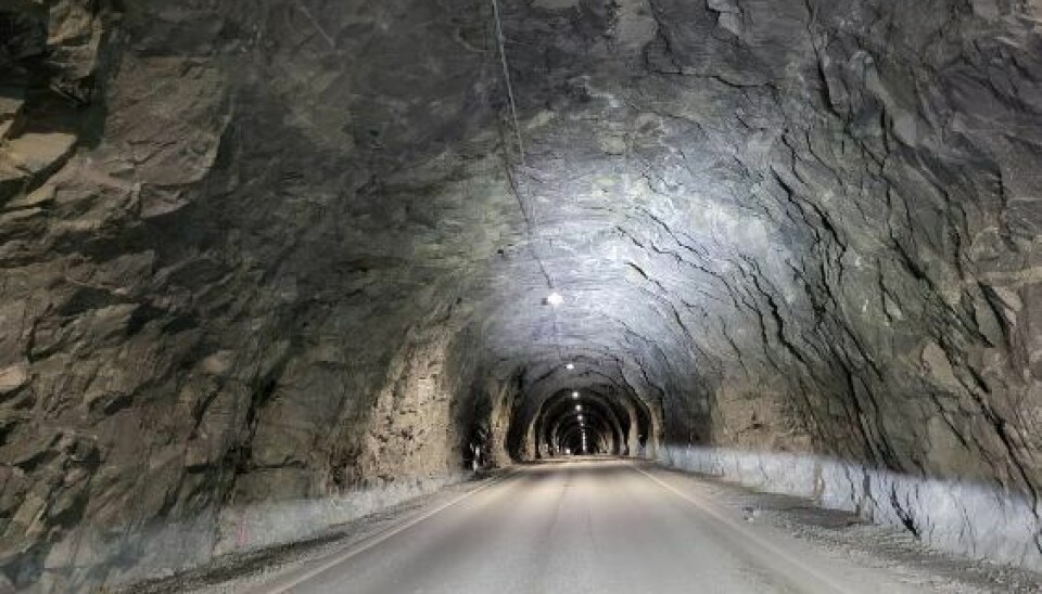 Rv. 13 Vågstunnelen er forberedt for de forestående arbeidene.