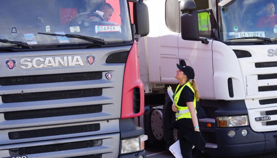 UNDERSØKELSE: Bilde fra gjennomføringen av grenseundersøkelsen i år.