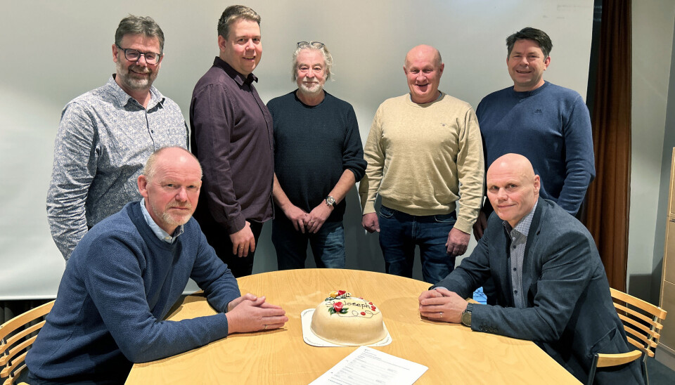 PBBL og HRL: F.v. Morten Borge (PBBL) Knut Rugtvedt (PBBL), Espen Møller (PBBL), Frode Antonsen (HRL), Per Kristian Knutsen (HRL), Knut Tore Vestgården (HRL), Roger Dreyer (HRL).