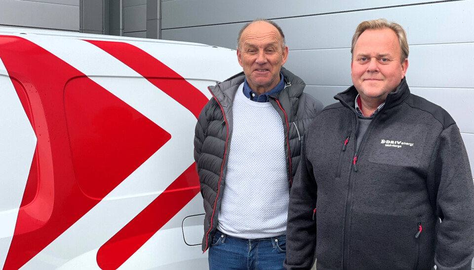 LEDERE: Daglig ledere i fusjonsselskapene; Geir Finseth (t.v.) i Driv Energi Midt-Norge AS og Jan Håvard Hastadklev i Trøndelag Diesel AS.