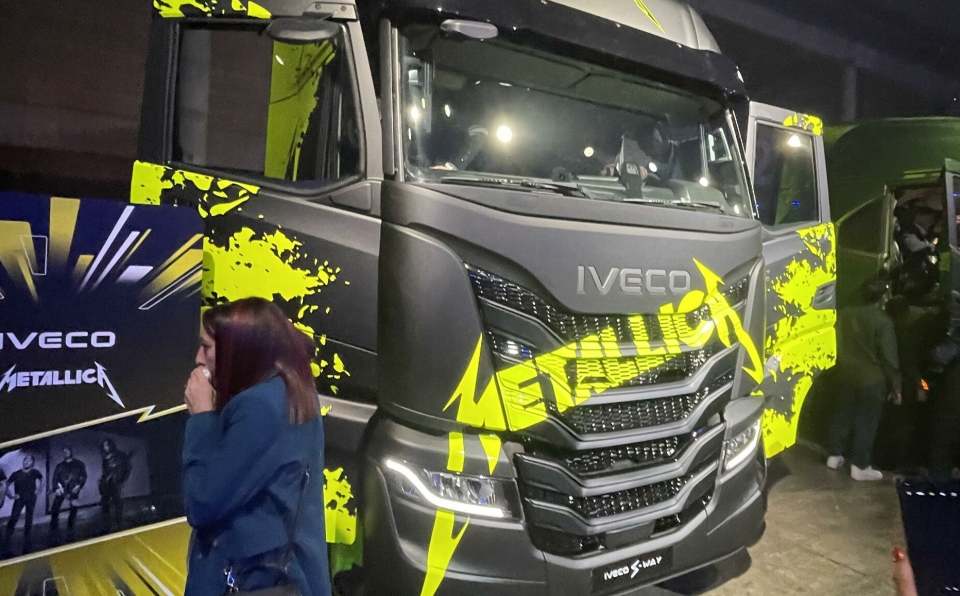 TURNE: Iveco vil levere kjøretøy for den kommende Metallica-turneen, og blir så ledes å se på Ekebergsletta under Tons of Rock neste juni.