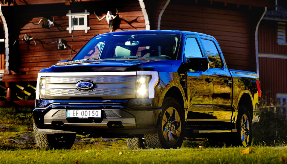 NORSK: Norge er det eneste landet utenfor Amerika som har fått Ford F-150 Lightning å selge.