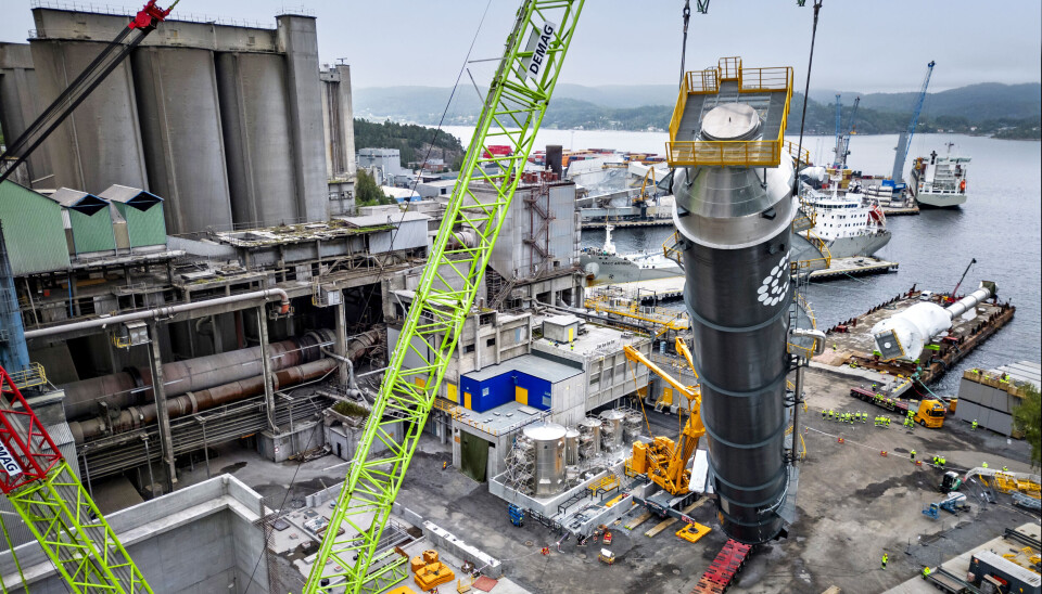 HEKTISK AKTIVITET: Brevik CCS nærmer seg ferdigstillelse