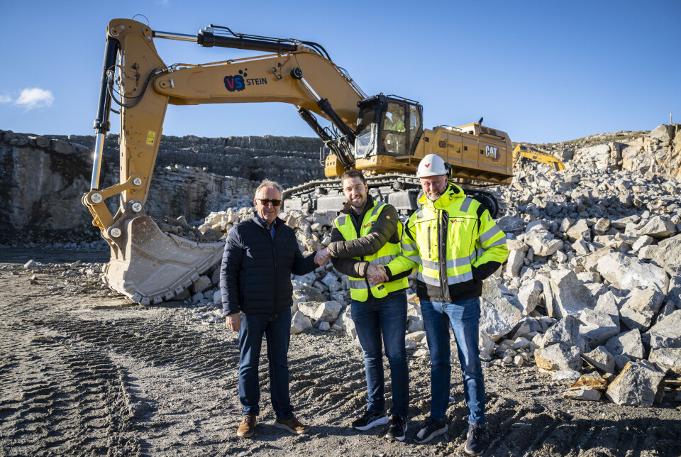 FRA VENSTRE: Olav Stangeland (Stangeland Gruppen), Christer Østerhus (Pon Equipment) og Egil Velde (Velde).