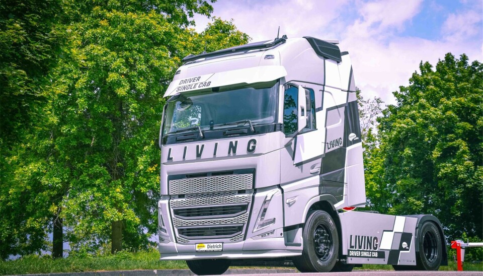 SINGLE CAB: Volvo FH med Globetrotter XL-kabin som Living Driver Single Cab.