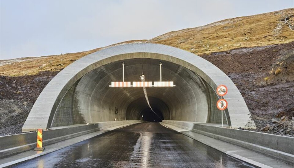 ÅPNET: Sandoytunnelen.