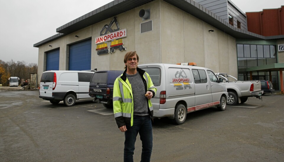 LEDER: Daglig leder Jan Erik Opgård ved Jan Opgårds lokaler i Alta i 2015. Han har ikke ønsket å kommentere konkursen til AT.no.