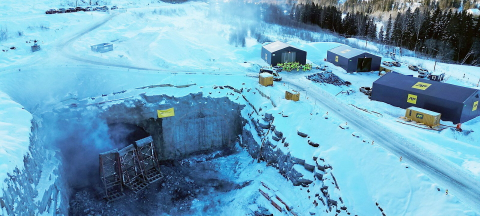 Første salve på milliardprosjektet i Innlandet