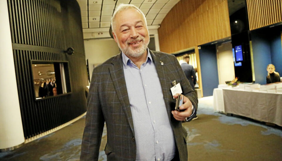 GLAD: Det er en glad konsernsjef Frode Nilsen i LNS som har fått kontrakten på Snøhvit.