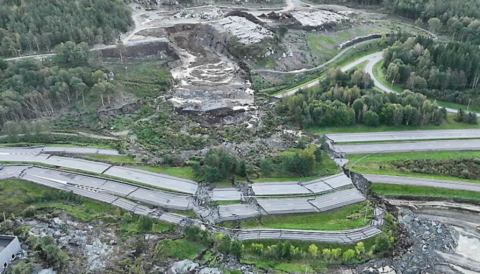RAS: Natt til 23. september 2023 gikk det ett stort leirskred på E6 ved Stenungsund. Nå har mannskap endelig kunnet ta seg inn til senter av skredet.