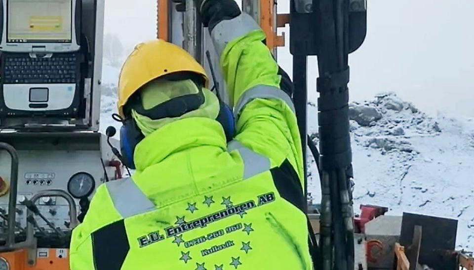PRØVER: Det er gjort masse prøveboring for å sjekke grunnforholdene i området.