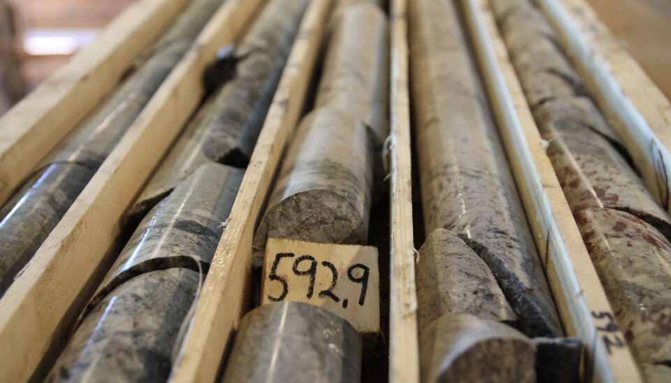 MADE IN TELEMARK: Kjerneprøver fra Fensfeltet vil stå helt sentralt i forskingsprogrammet Reesource.