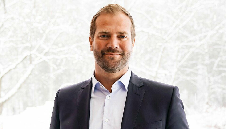 UT TIL KUNDENE: Viktig melding fra adm. direktør Andreas Fritzsønn i Weber.