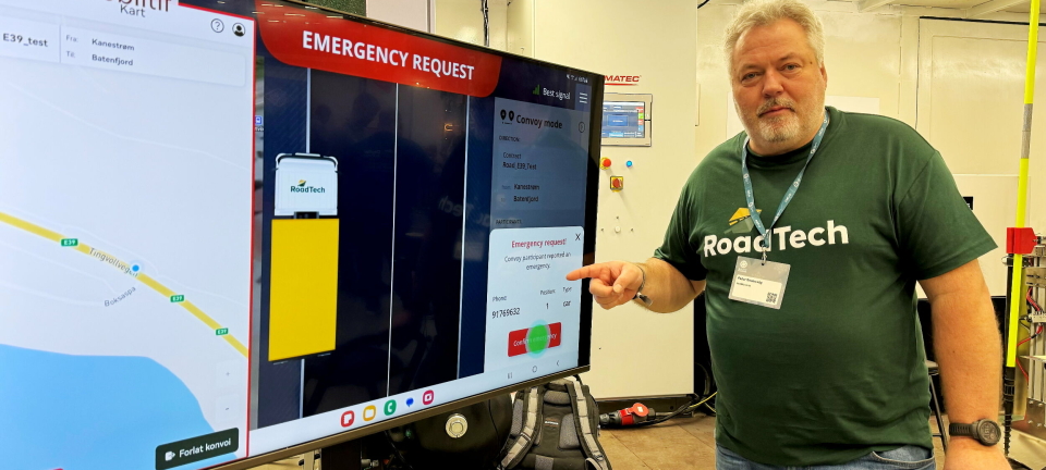 Utviklet app for brøyting og kolonnekjøring