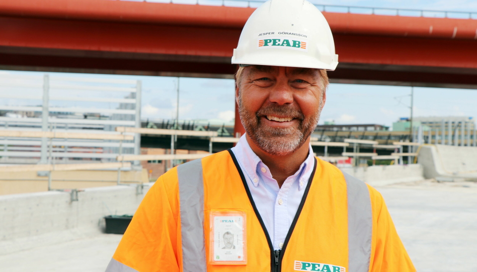 JESPER GÖRANSSON: Offentlige byggeprosjekter og anleggs- og asfaltvirksomheten viser fortsatt god utvikling for Peab.