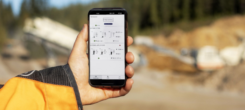 Metso-app styrer verkene fra mobilen