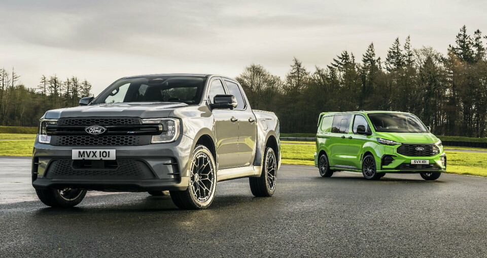 GATEBILER: Ford Ranger MS-RT og Ford Custom MS-RT er bygd for best mulig kjøreegenskap på landeveien.