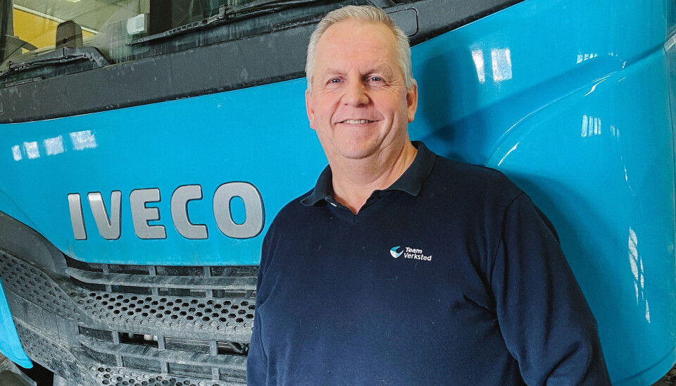 ETTERMARKED: Aftermarket Hero gis til Kent Svartdahl fra Team verksted i Råde da han har vist en uovertruffen dedikasjon til IVECO