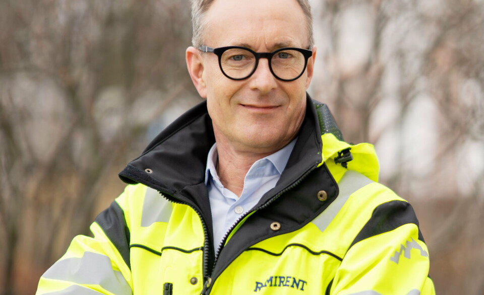 STOLT: Fredrik Brandal, adm. direktør i Ramirent, er stolt av sine ansatte.