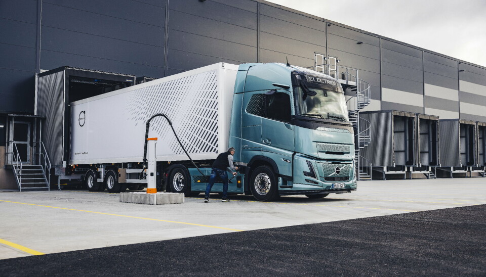 VOKSER: I 2023 var nesten 50% av alle elektriske lastebiler som ble levert i Europa en Volvo