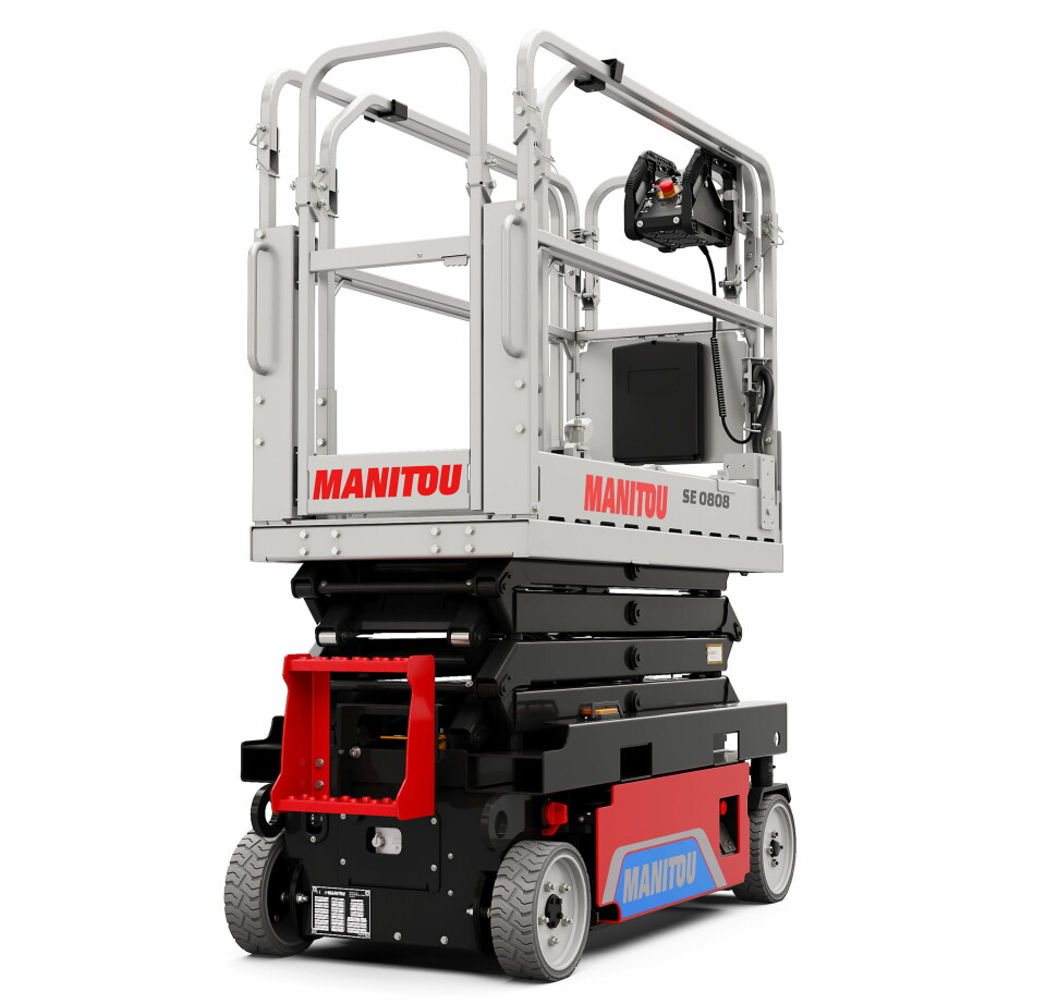 NYE MODELLER: Manitou lanserer tre nye sakselifter i år og har store ambisjoner forteller de.