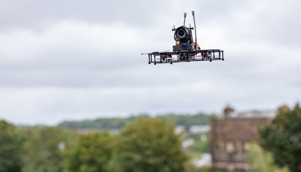 DRONER: Teknologien kan benyttes til mange formål, også fuktmåling i bygg. Illustrasjonsfoto vnedlagt pressemeldingen fra Sintef er tatt av Pixabay.