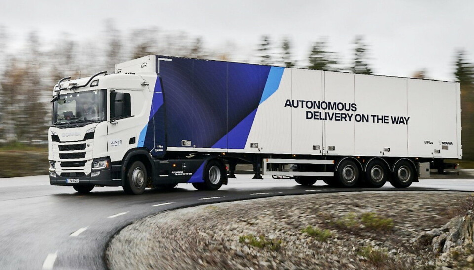 TEST: Scania skal utvide testene med autonome kjøretøy.