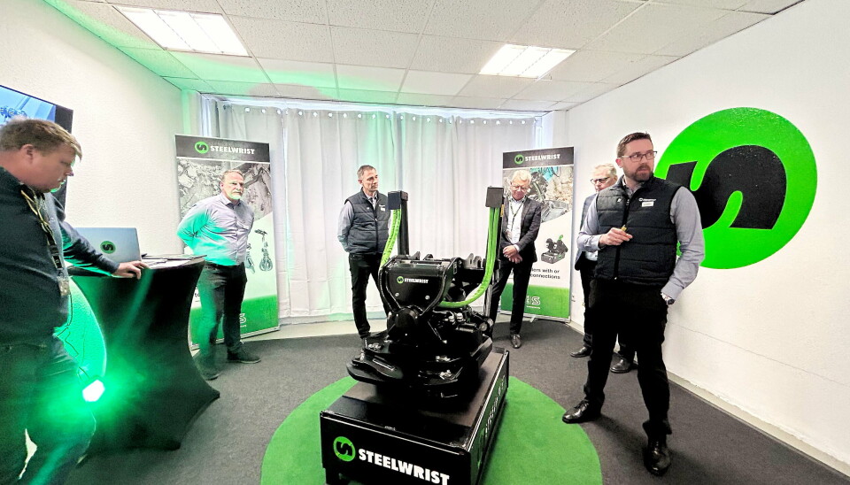 TILTROTATOR: XTR20 for bæremaskiner fra 16 til 20 tonn, er den første modellen i tredje generasjon tiltrotatorer fra Steelwrist.