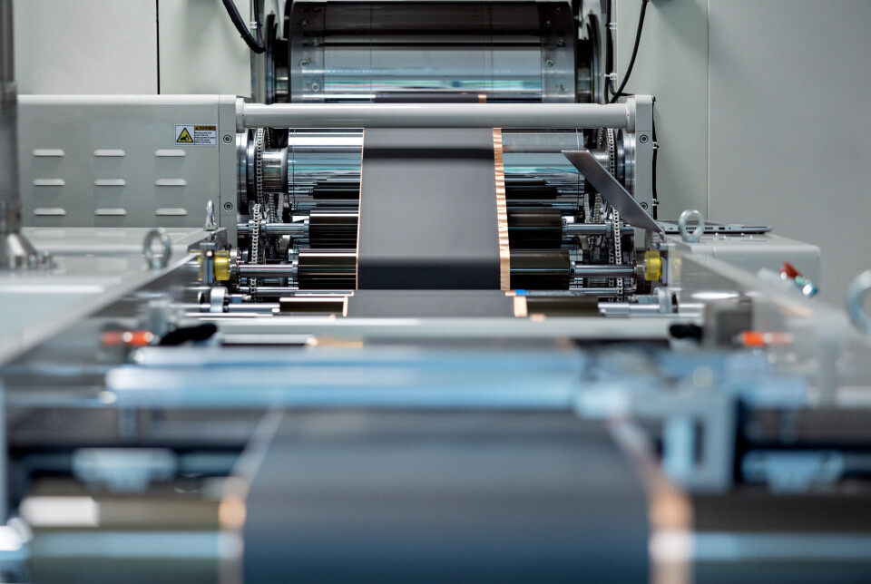 PRODUKSJON: Produksjon av batterier hos Beyonder