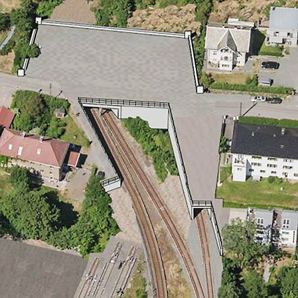 KOMPLISERT PROSJEKT: Kontrakten K1A Innføring Majorstuen for Fornebubanen her visualisert fra Thaulows vei på Volvat.