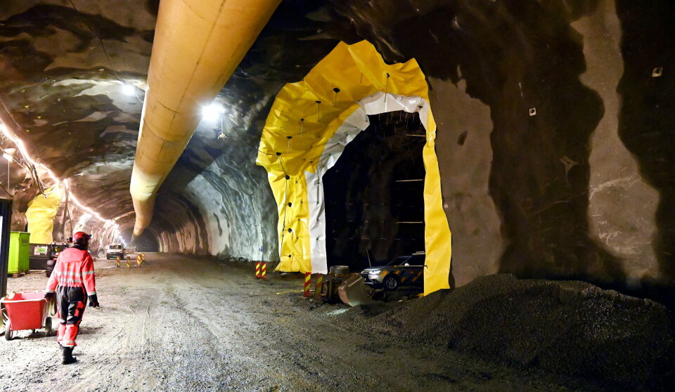 SKANSKA: Frem til midten av mars er det i hvert hovedløp sprengt ca. 3250 meter som er 35 prosent av den totale tunnellengden Skanska skal sprenge fra Bokn. Innredningen av pumpebassenger og tekniske bygg har også startet.