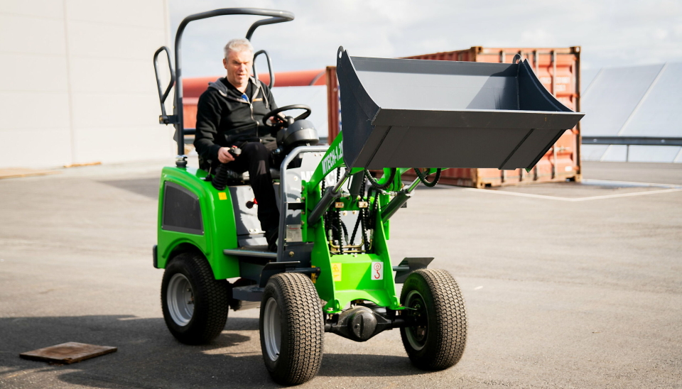 1-TONNER: Hjullaster med batteridrift klar for markedet.